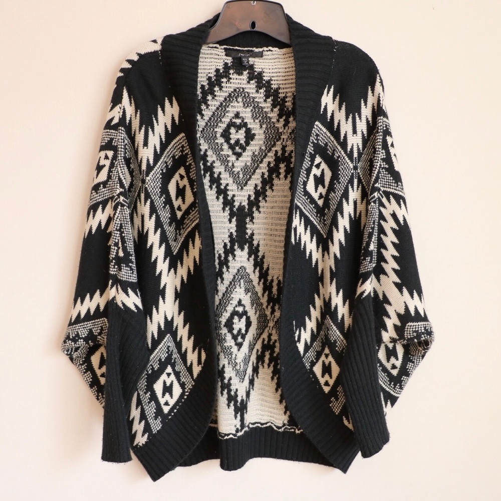 Aztec Cardigan Sweater - Like new, size M/L fits S